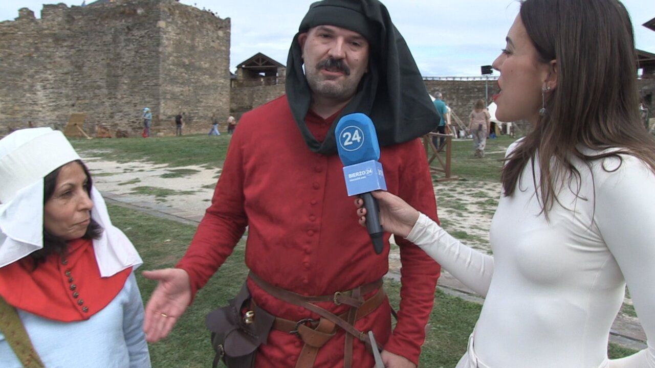 Entrevista a recreadores de la batalla de los Irmandiños en Ponferrada