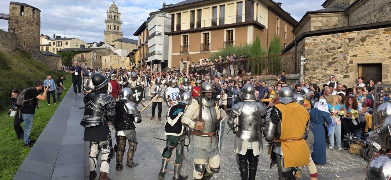 Recreación histórica de la revuelta de los Irmandiños en Ponferrada