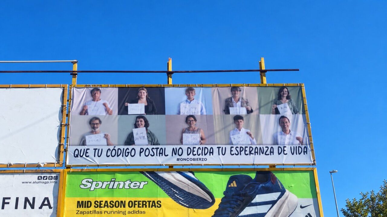 Protesta de OncoBierzo por desigualdades sanitarias en León