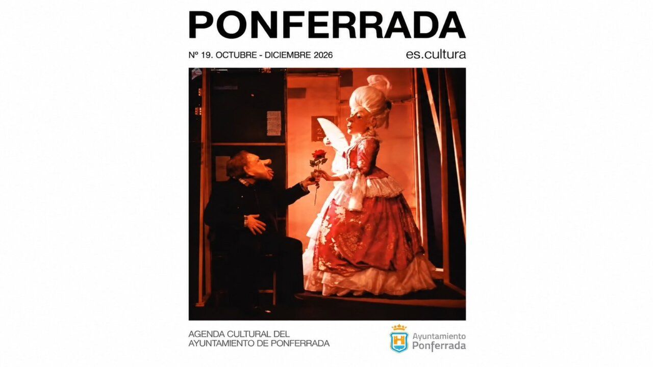 Portada de la programación cultural de Ponferrada para octubre a diciembre de 2026