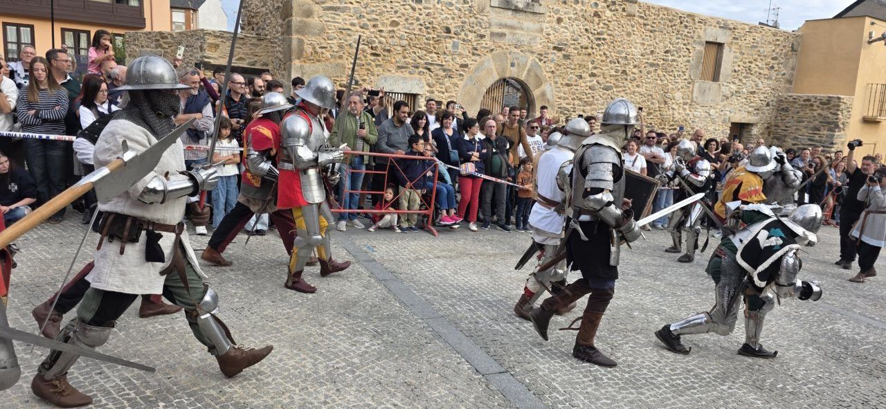 Recreación histórica de la revuelta de los Irmandiños en Ponferrada